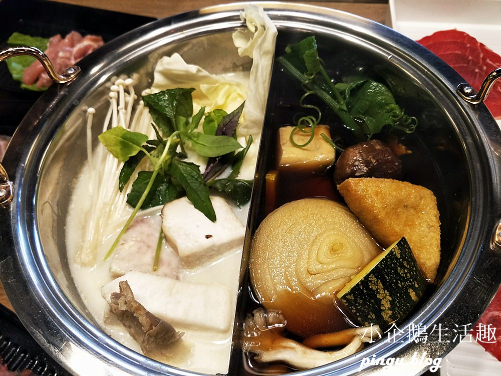 夏部Shabu壽喜燒｜新竹美食：七種精緻肉品 台東野菜吃到飽