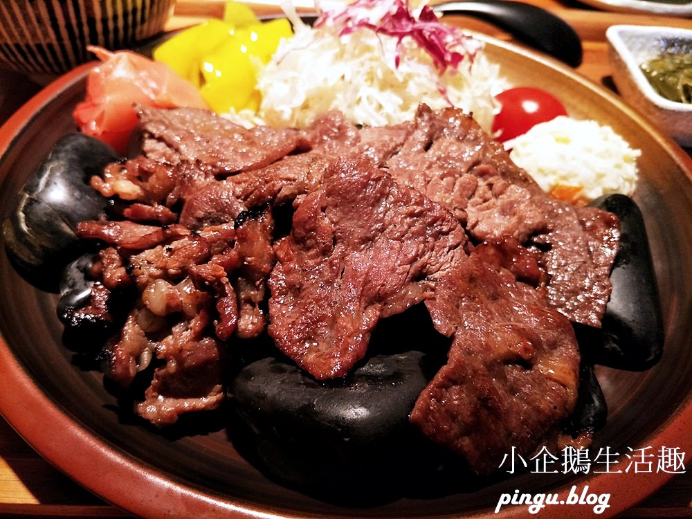 台中西屯美食｜備長日本燒肉定食專賣店：燒肉新時尚 白飯 高麗菜絲 味噌湯 無限續點