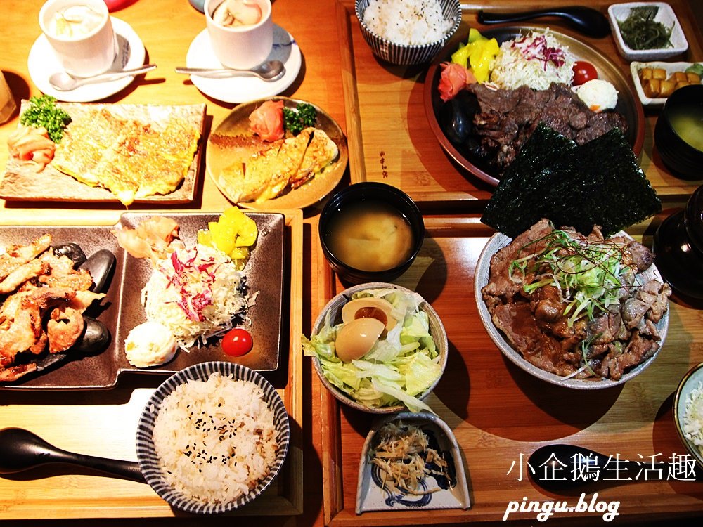 台中西屯美食｜備長日本燒肉定食專賣店：燒肉新時尚 白飯 高麗菜絲 味噌湯 無限續點