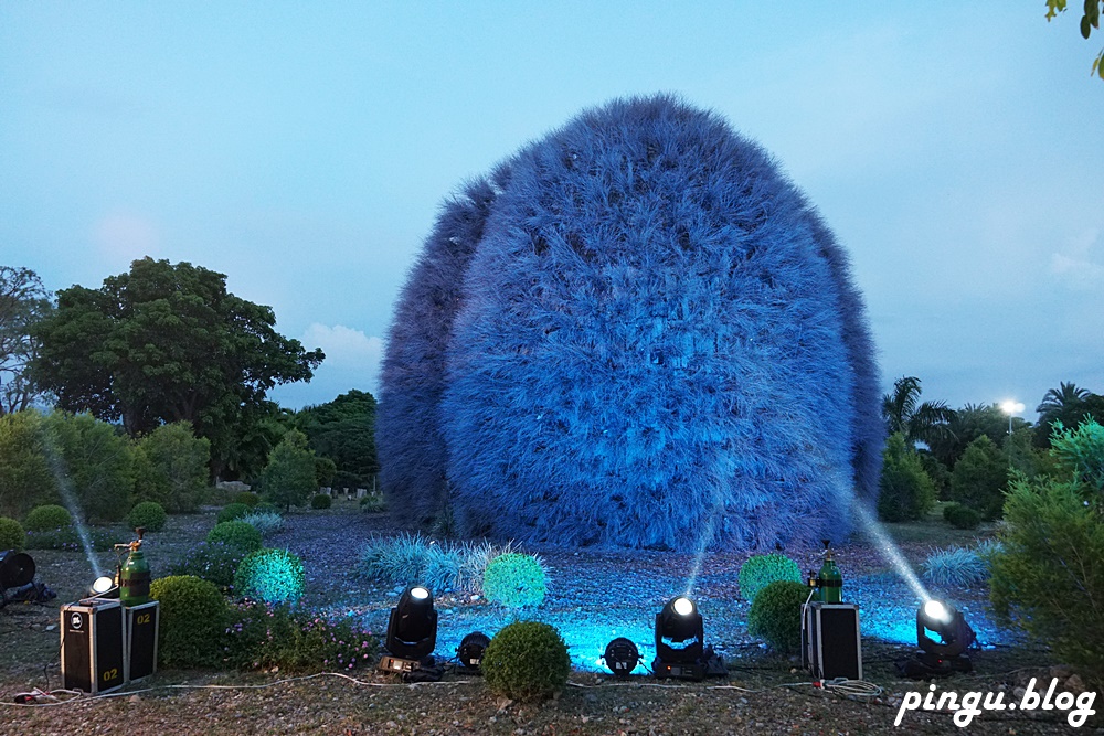 彰化景點｜甲月娘來野餐 彰化永靖成美文化園區中秋活動 種籽地景藝術搭配燈光秀魅力十足