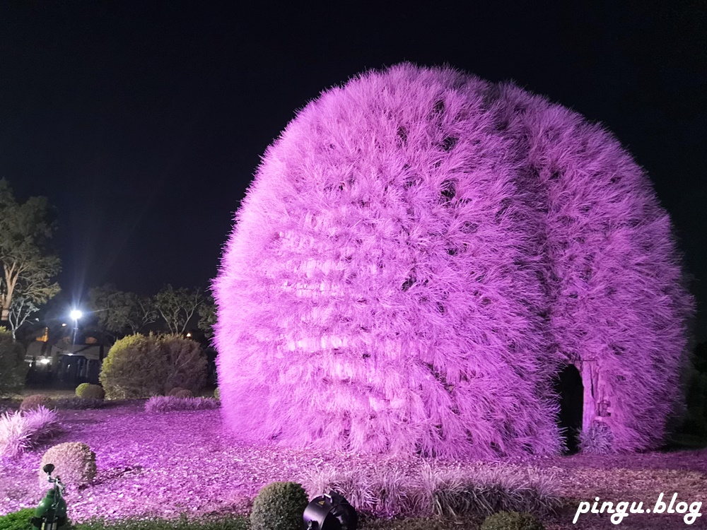 彰化景點｜甲月娘來野餐 彰化永靖成美文化園區中秋活動 種籽地景藝術搭配燈光秀魅力十足