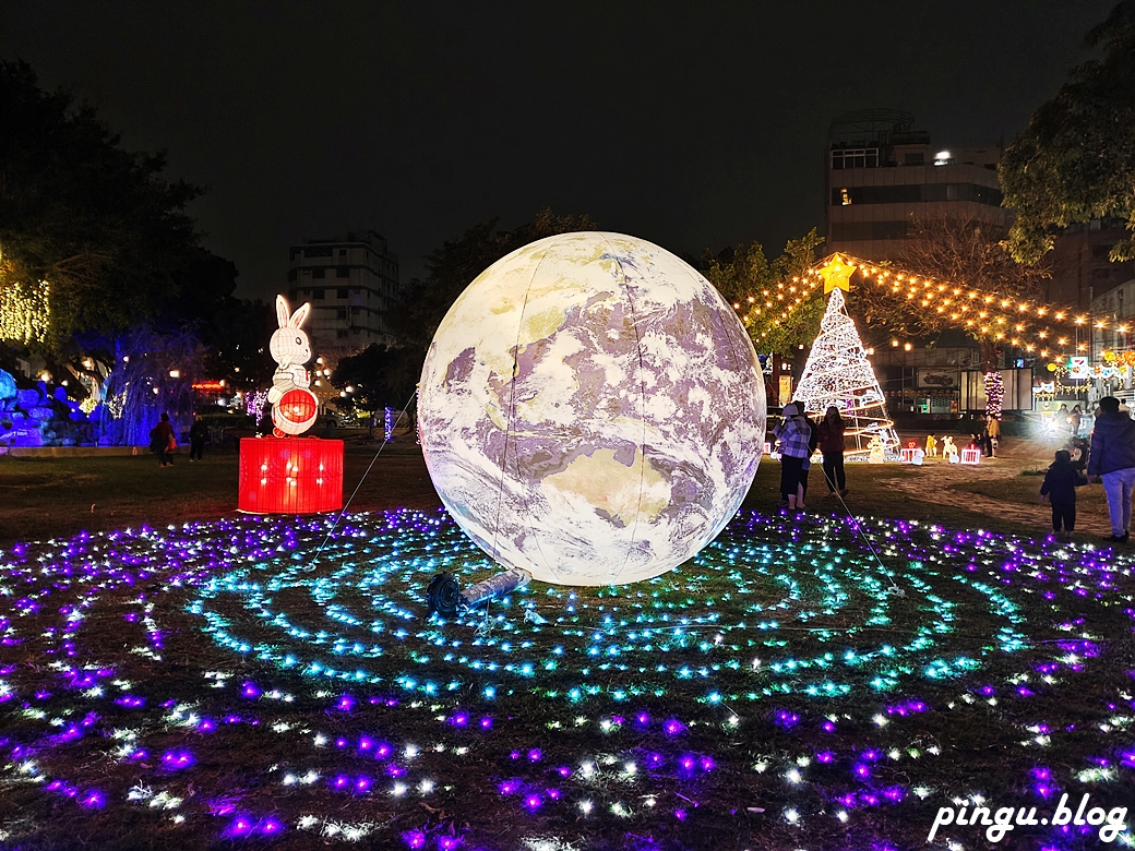 2023員林燈會｜歡樂兔星球 地球月球齊聚一堂