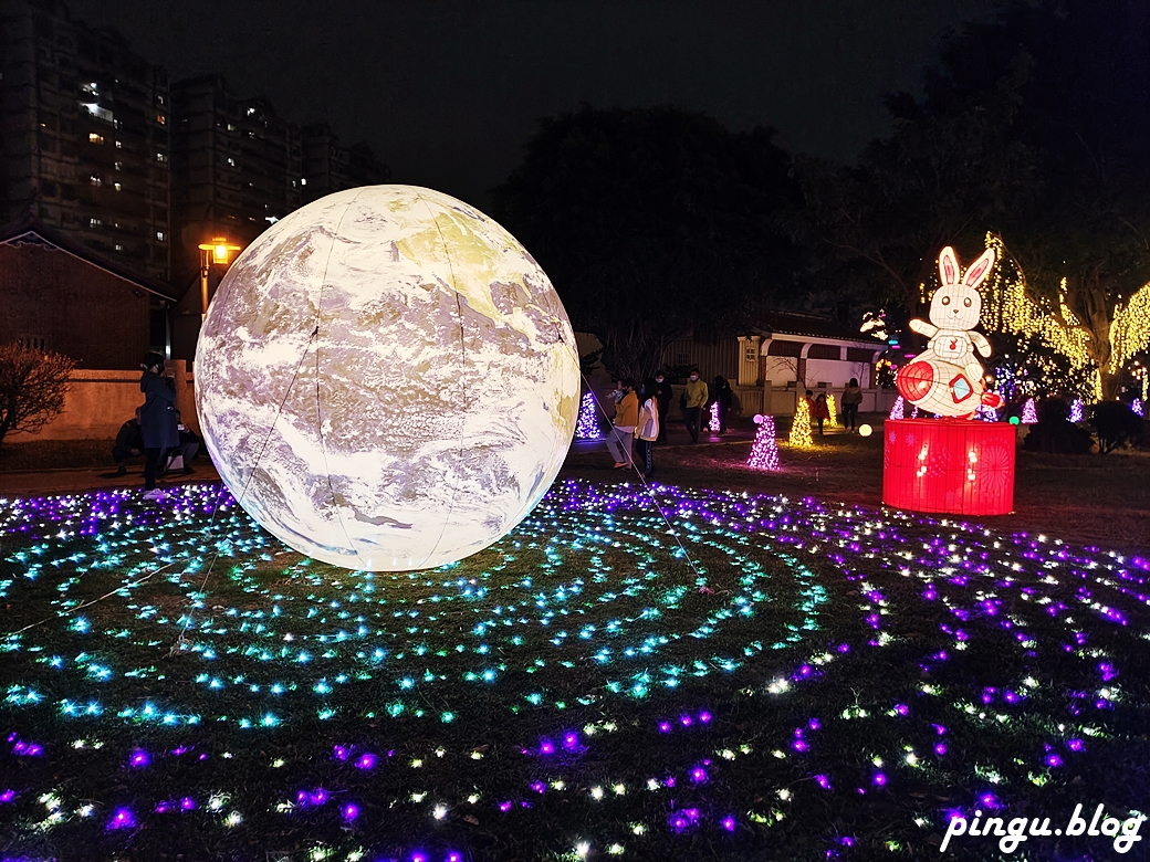 2023員林燈會｜歡樂兔星球 地球月球齊聚一堂