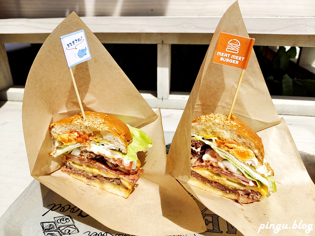 MEAT MEET BURGER｜沖繩名護美食 沖繩漢堡推薦 疊高高牛排漢堡
