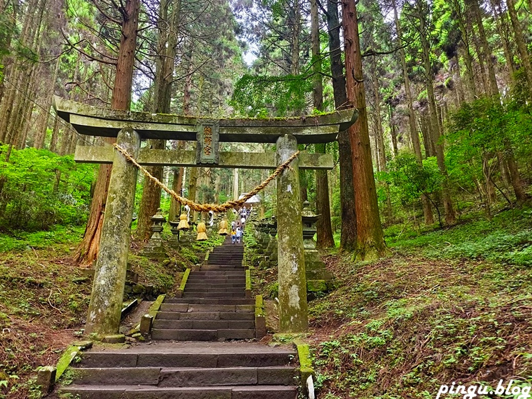 日本熊本景點｜上色見熊野座神社 充滿能量的神祕神社 人氣動畫螢火之森場景