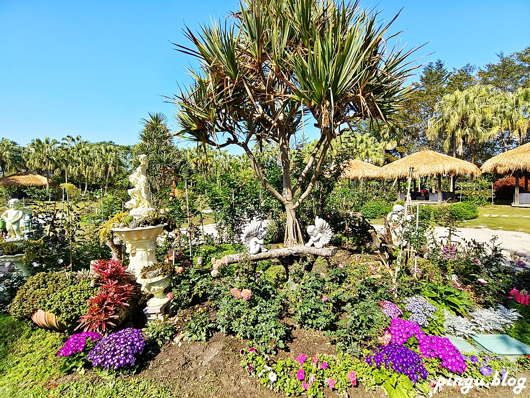 雅聞峇里海岸觀光工廠｜雲林斗六親子景點 峇里島茅草屋沙灘南洋風情 玫瑰季浪漫打卡景點