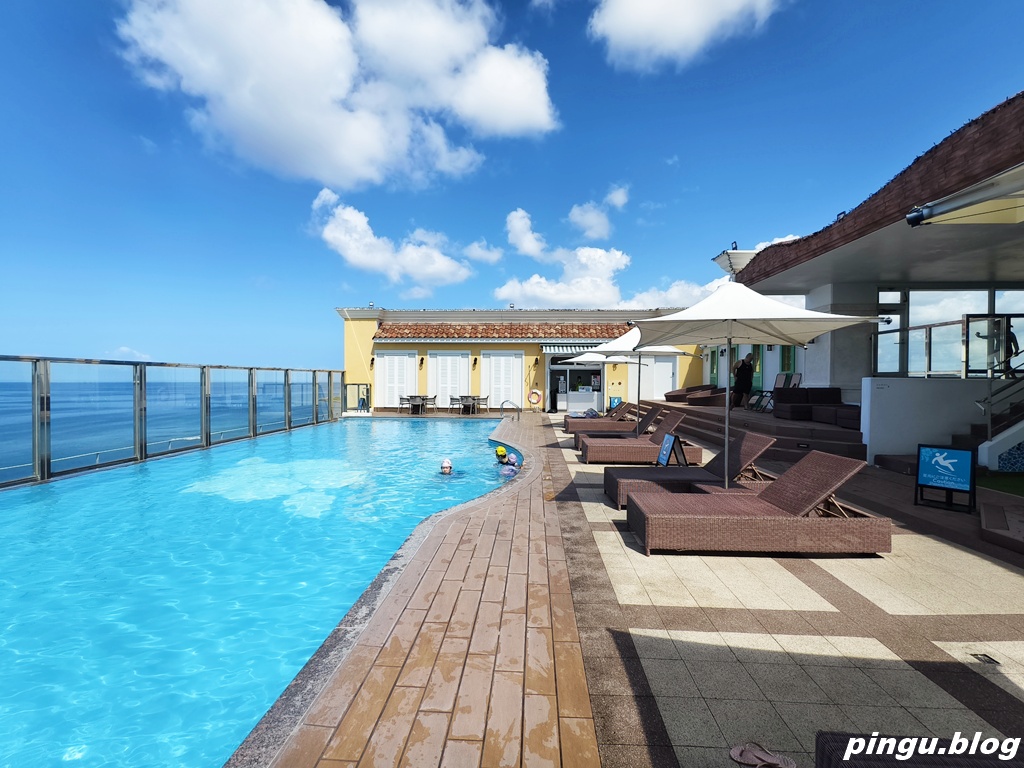 Vessel花苑沖繩飯店｜美國村海景第一排 18歲以下免費入住 早餐豐盛又有海景大浴場太享受～