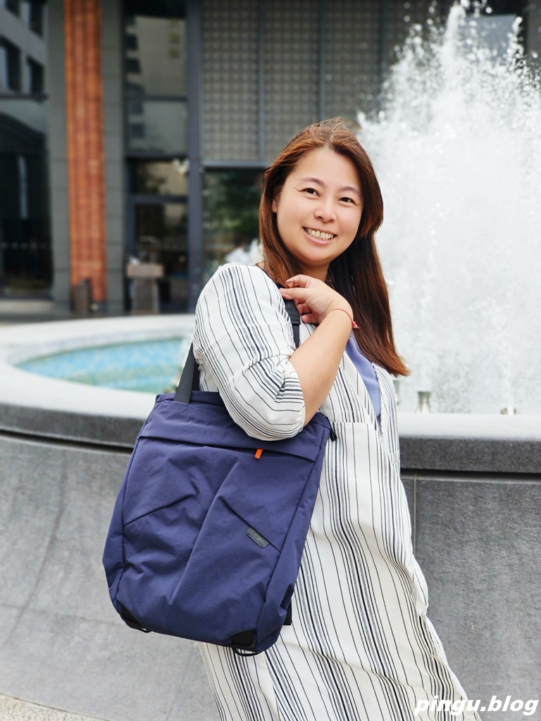 Targus電腦包｜16” Terra 3-in-1 Totepack - Blue 時尚與機能一次滿足 手提/斜背/後背三合一包款