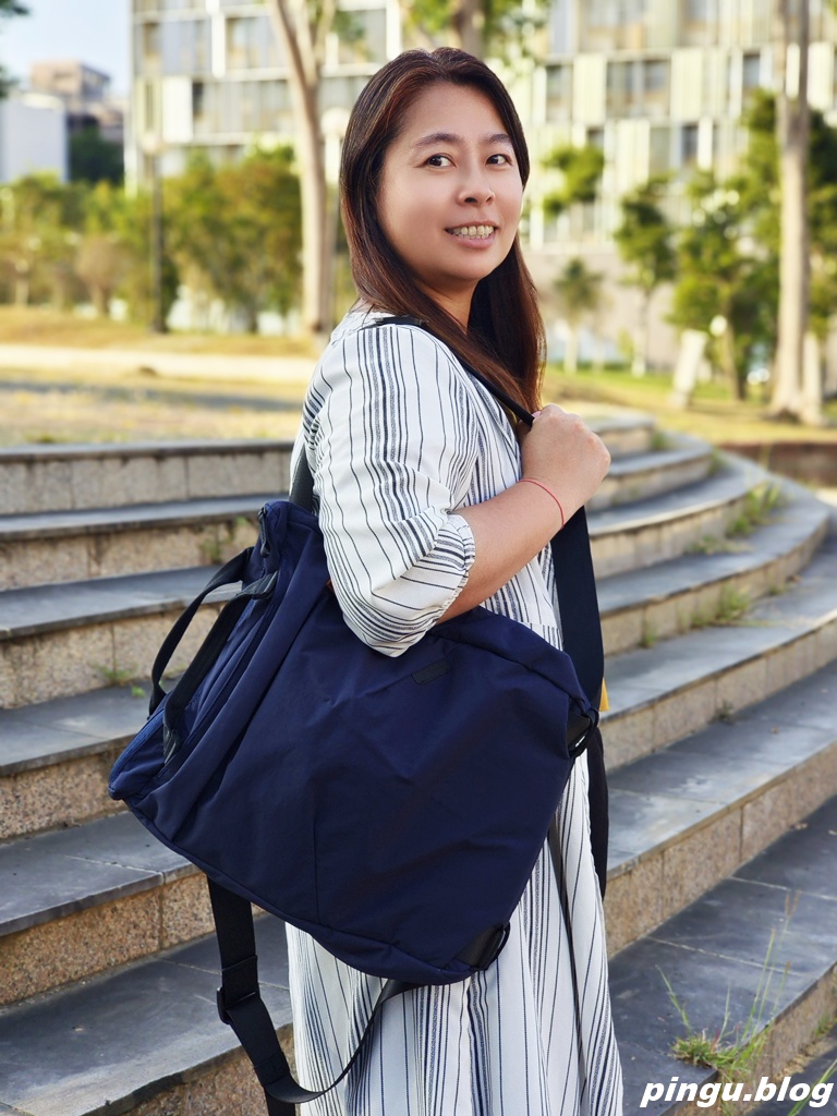 Targus電腦包｜16” Terra 3-in-1 Totepack - Blue 時尚與機能一次滿足 手提/斜背/後背三合一包款