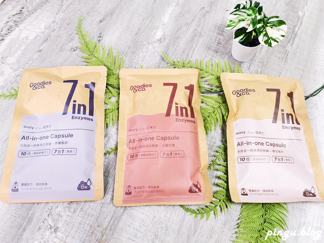 Goodies&co. 超淨力除臭洗衣膠囊｜告別異味 迎接清新香氣及質感的潔淨
