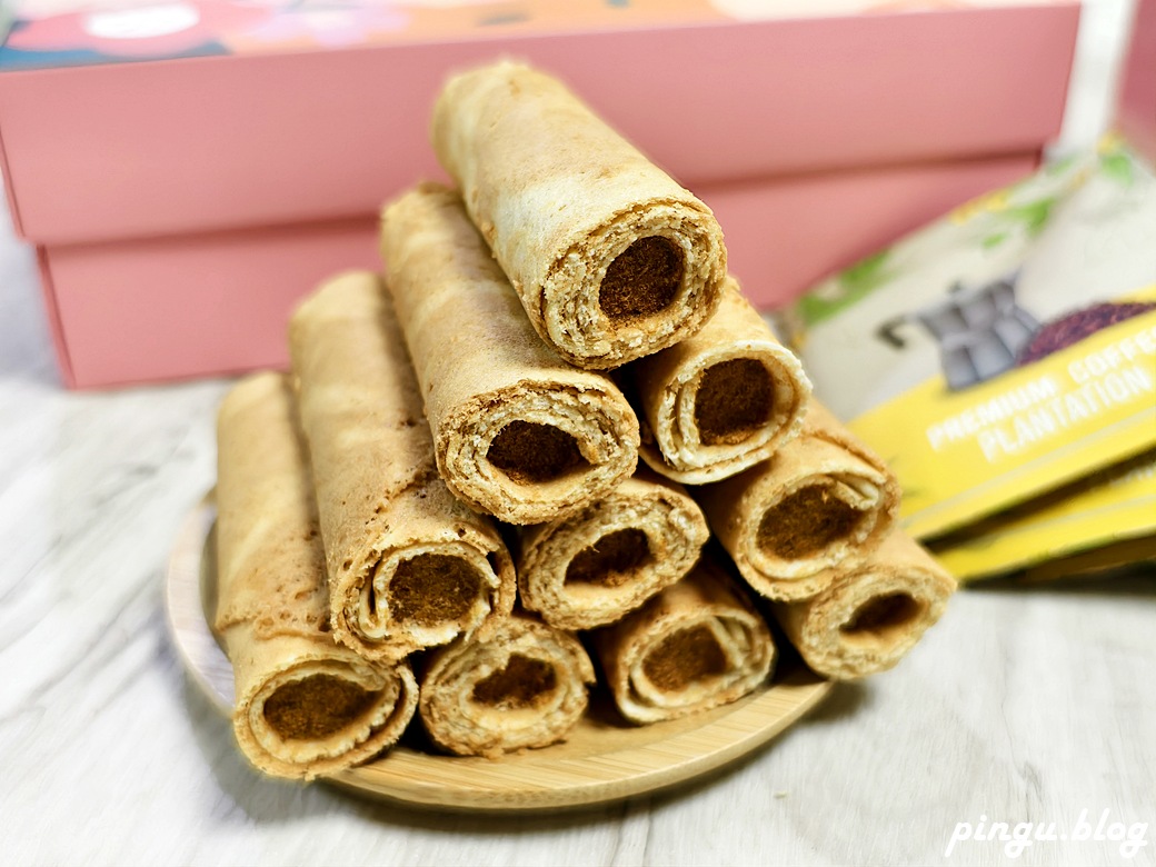 台灣女神禮盒｜大甲伴手禮推薦 手工厚蛋捲＋法式輕曲奇＋精品咖啡 一盒搞定送禮體面度